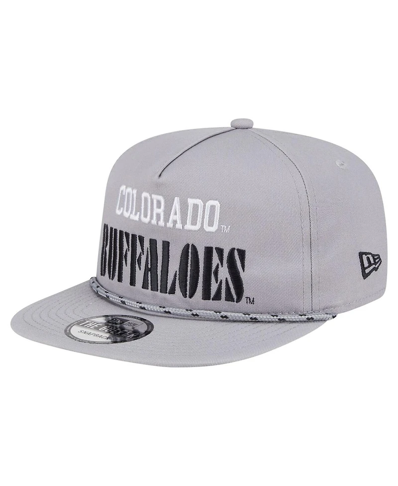 New Era Men's Gray Colorado Buffaloes Golfer Vintage Adjustable Hat