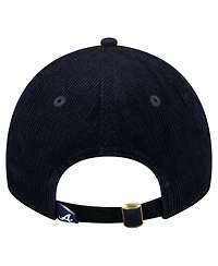 New Era Women's Navy Atlanta Braves Corduroy 9TWENTY Adjustable Hat