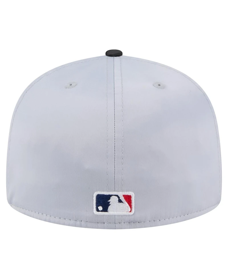 New Era Men's Gray/Black San Francisco Giants Satin 59FIFTY Fitted Hat