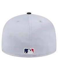 New Era Men's Gray/Black San Francisco Giants Satin 59FIFTY Fitted Hat