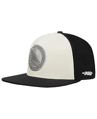 Pro Standard Men's Cream San Jose Sharks French Terry Snapback Hat