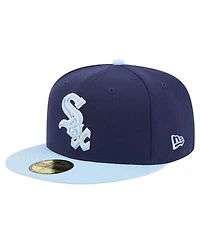 New Era Men's Navy/Light Blue Chicago White Sox Color Pack 2-Tone 59FIFTY Fitted Hat