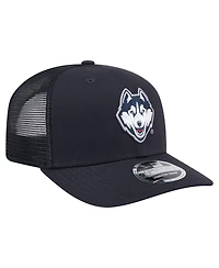 New Era Men's Navy UConn Huskies Primary 9SEVENTY Trucker Stretch-Snap Hat
