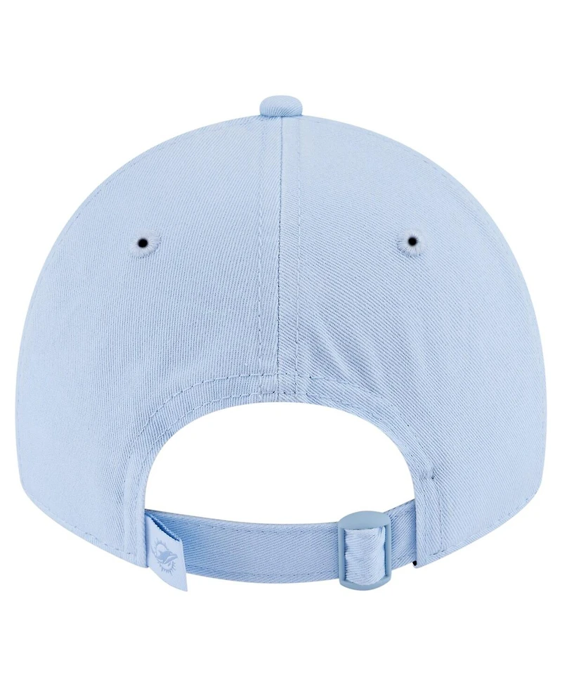 New Era Women's Light Blue Miami Dolphins Color Pack 9TWENTY Adjustable Hat
