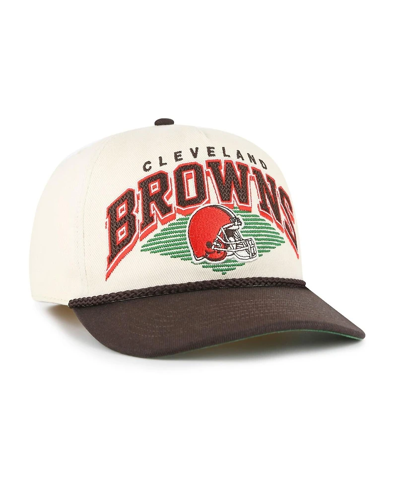 '47 Brand Men's Cream Cleveland Browns Pomona Rope Hitch Adjustable Hat