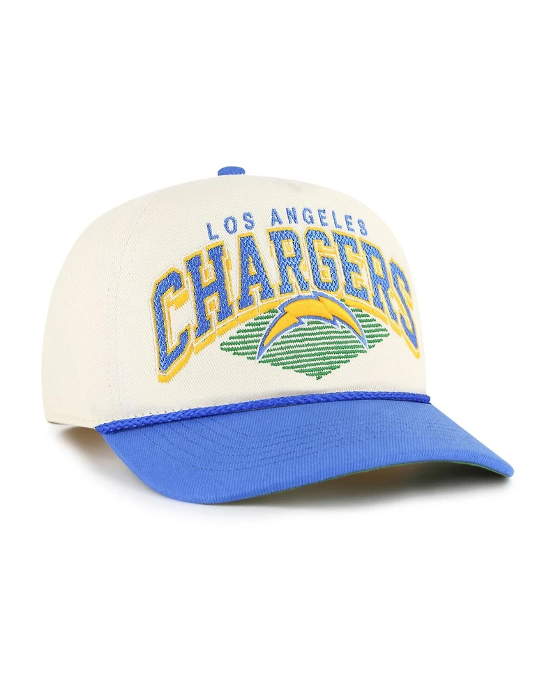 '47 Brand Men's Cream Los Angeles Chargers Pomona Rope Adjustable Hitch Hat