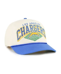 '47 Brand Men's Cream Los Angeles Chargers Pomona Rope Adjustable Hitch Hat