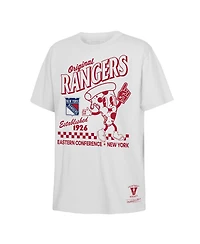 Mitchell & Ness Big Boys and Girls White New York Rangers Concession Stand T-Shirt