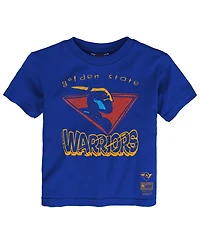 Mitchell & Ness Toddler Royal Golden State Warriors Favorite Team T-Shirt