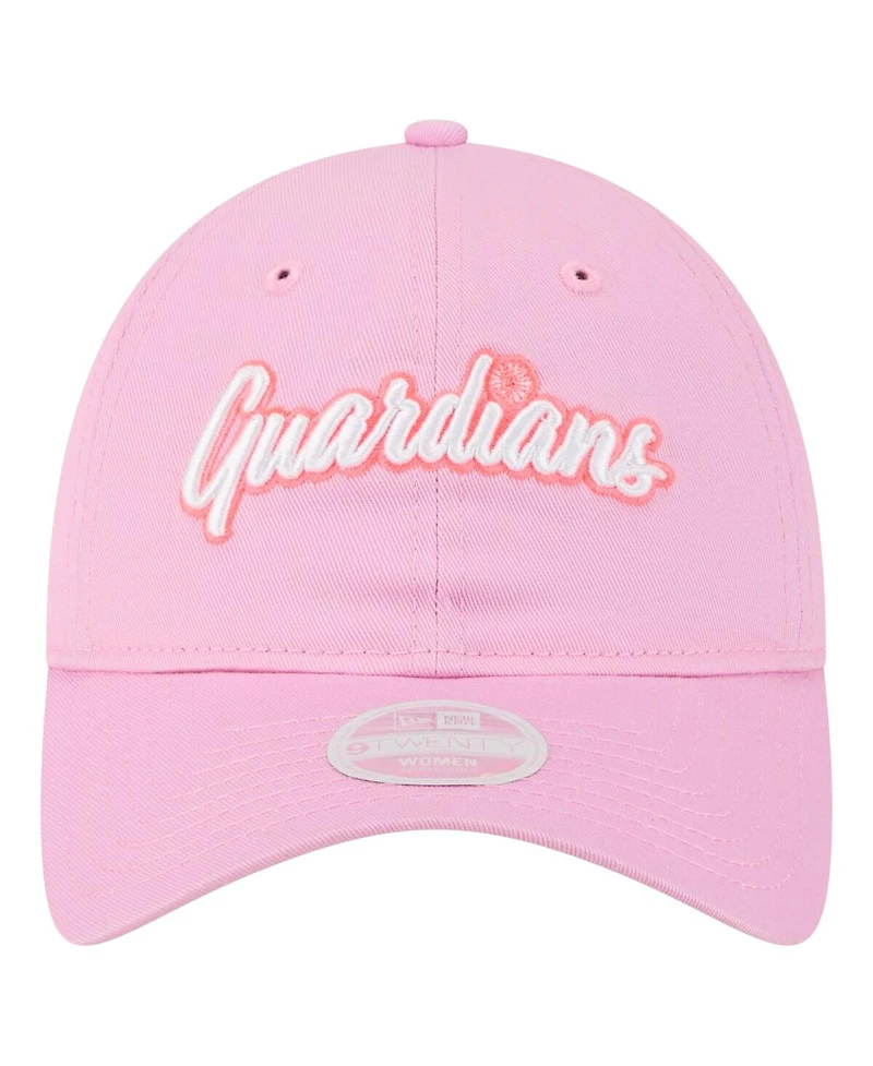 New Era Women's Pink Cleveland Guardians Mother's Day 9TWENTY Adjustable Hat