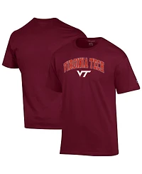 Champion Men's Maroon Virginia Tech Hokies Arched Logo T-Shirt