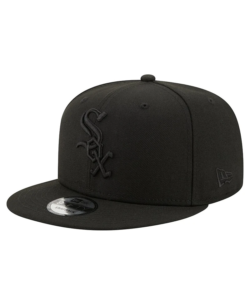 New Era Men's Black Chicago White Sox 125th Anniversary 9FIFTY Snapback Hat