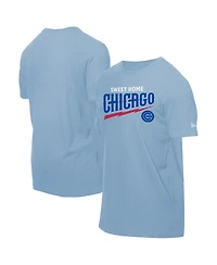 New Era Men's Light Blue Chicago Cubs Sweet Home T-Shirt