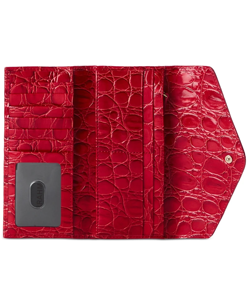 Brahmin Veronica Sriracha Vanderbilt Leather Wallet