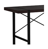 Modern 24" Writing Desk for Home Office Space-Saving Computer Table Design