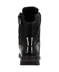 Rocky Men's Cadet 8" Black Side Zip Public Service Boot