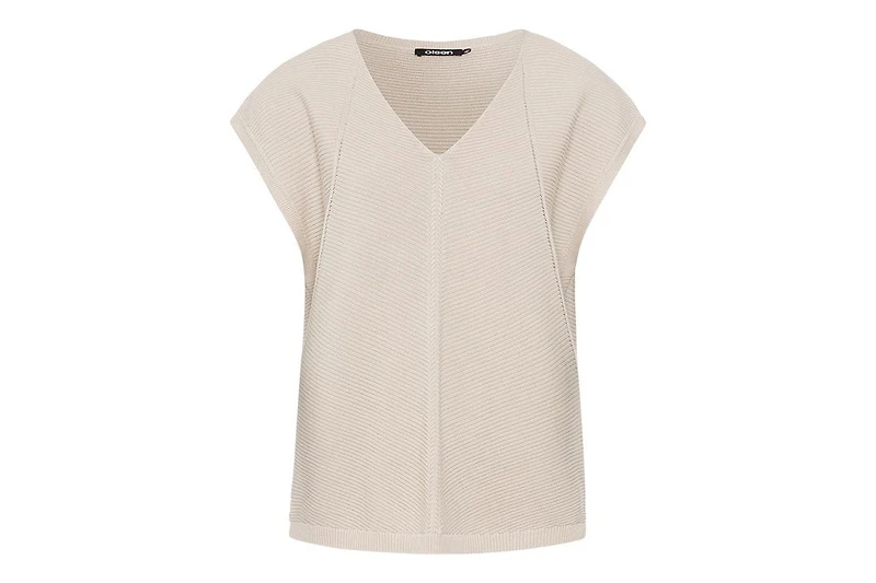 Olsen Women's Sleeveless Rib Knit Pullover