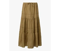 WeWoreWhat Women's Midi Pull On Skirt
