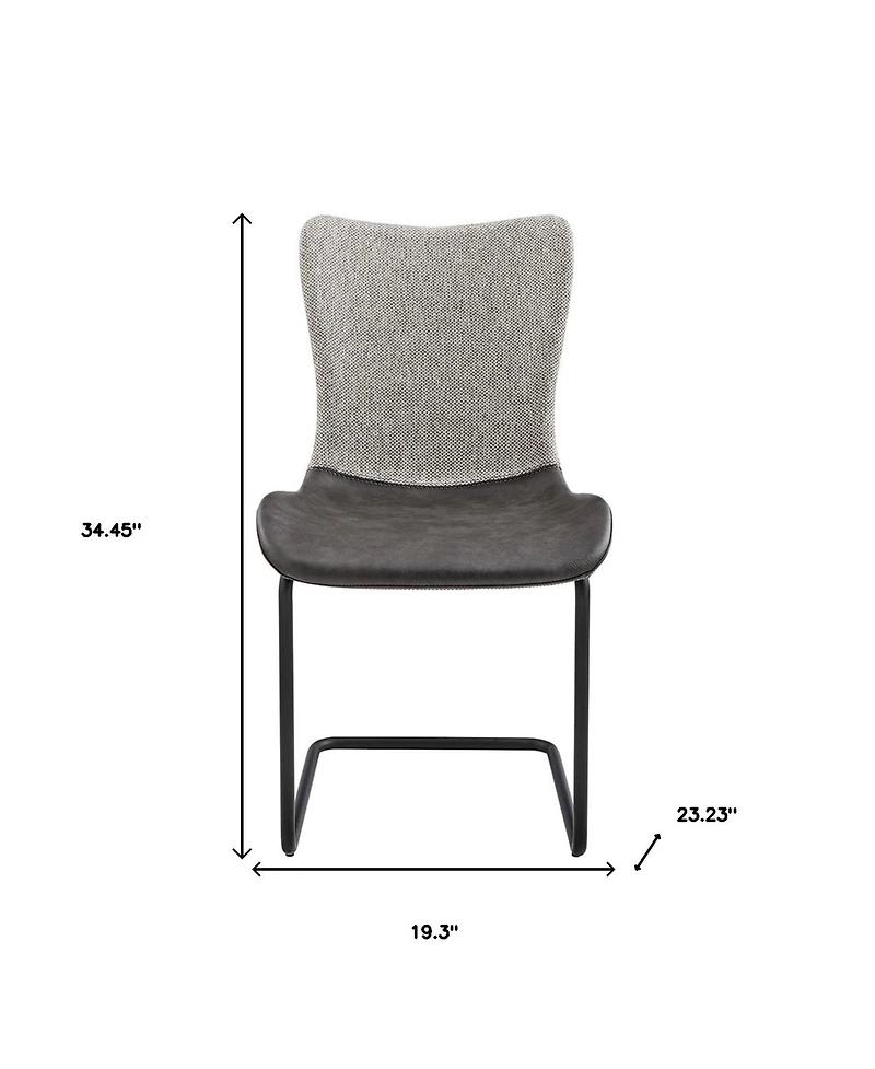 Pair of Metro Mix Cantilever Chairs for Contemporary Dining Room Seating