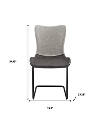 Pair of Metro Mix Cantilever Chairs for Contemporary Dining Room Seating