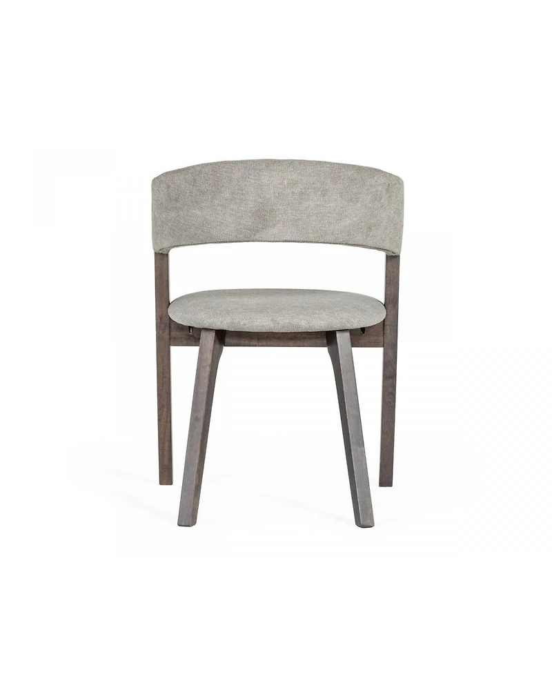Set of 2 Wenge Dining Chairs for Kitchen Table or Dining Room Seating