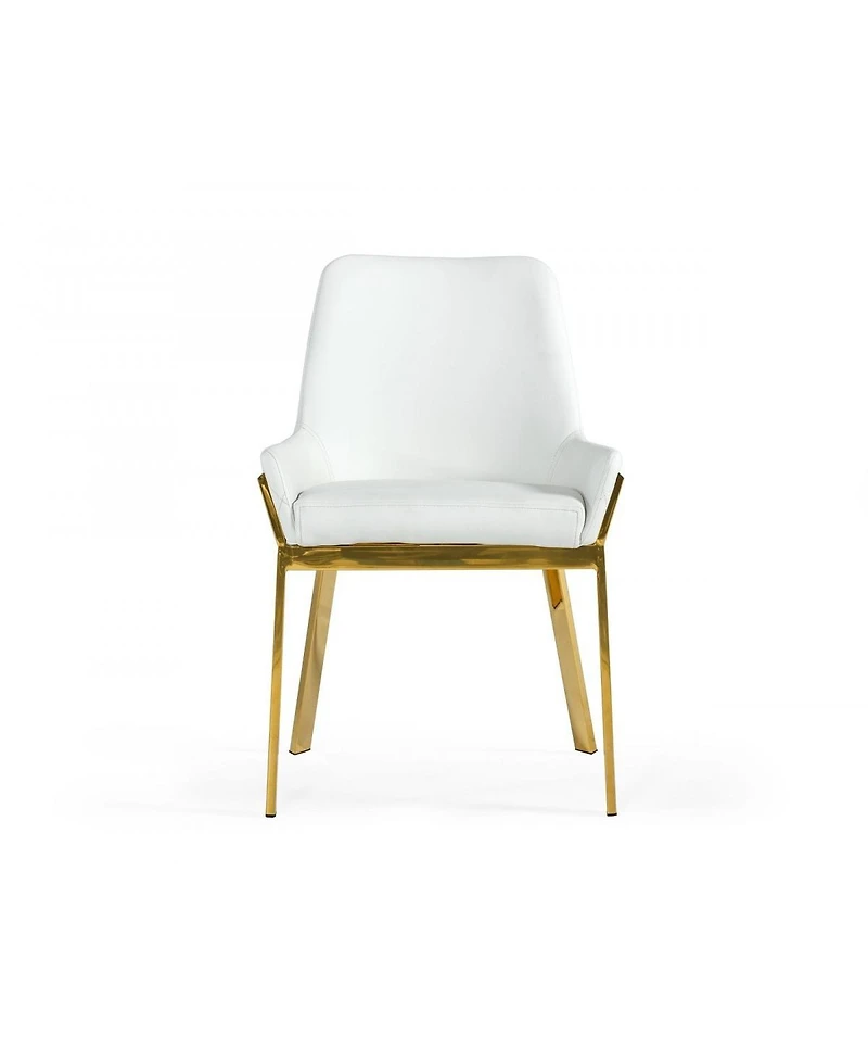 Upholstered Faux Leather Dining Arm Chair for Kitchen or Room Seating