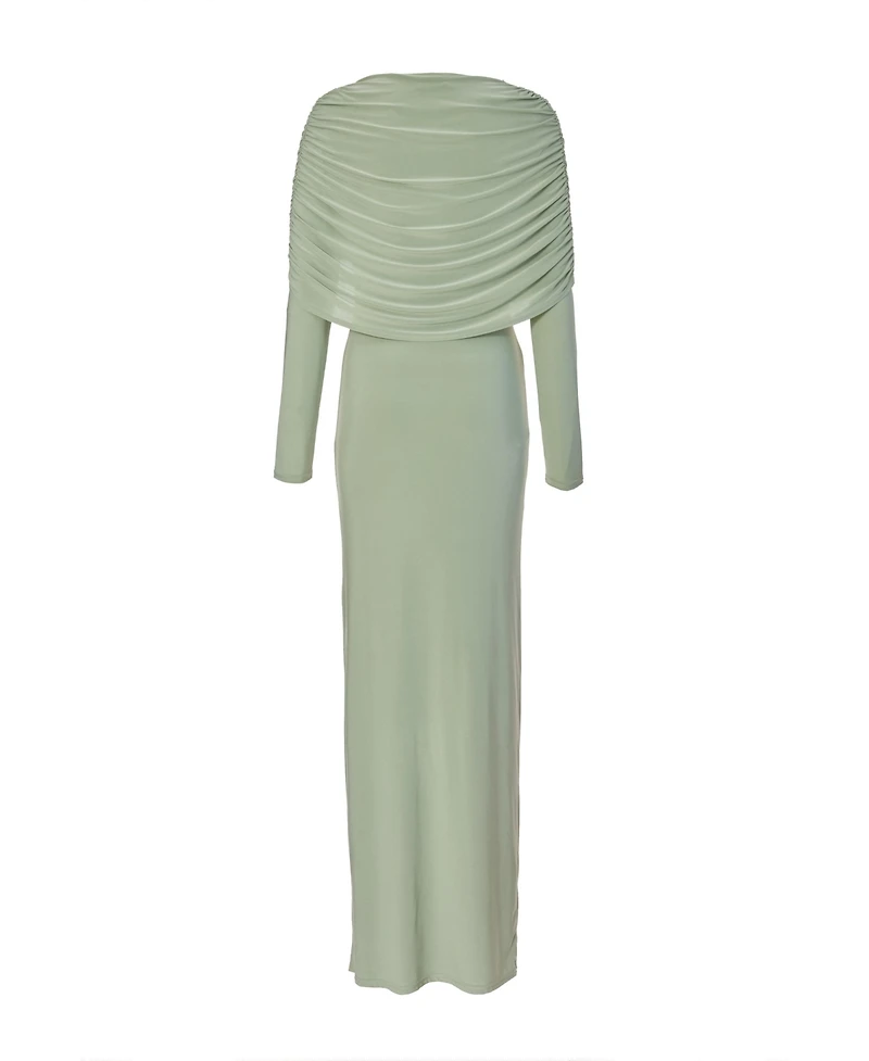 Quiz Women's Ity Maxi Dress with Draping