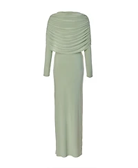 Quiz Women's Ity Maxi Dress with Draping