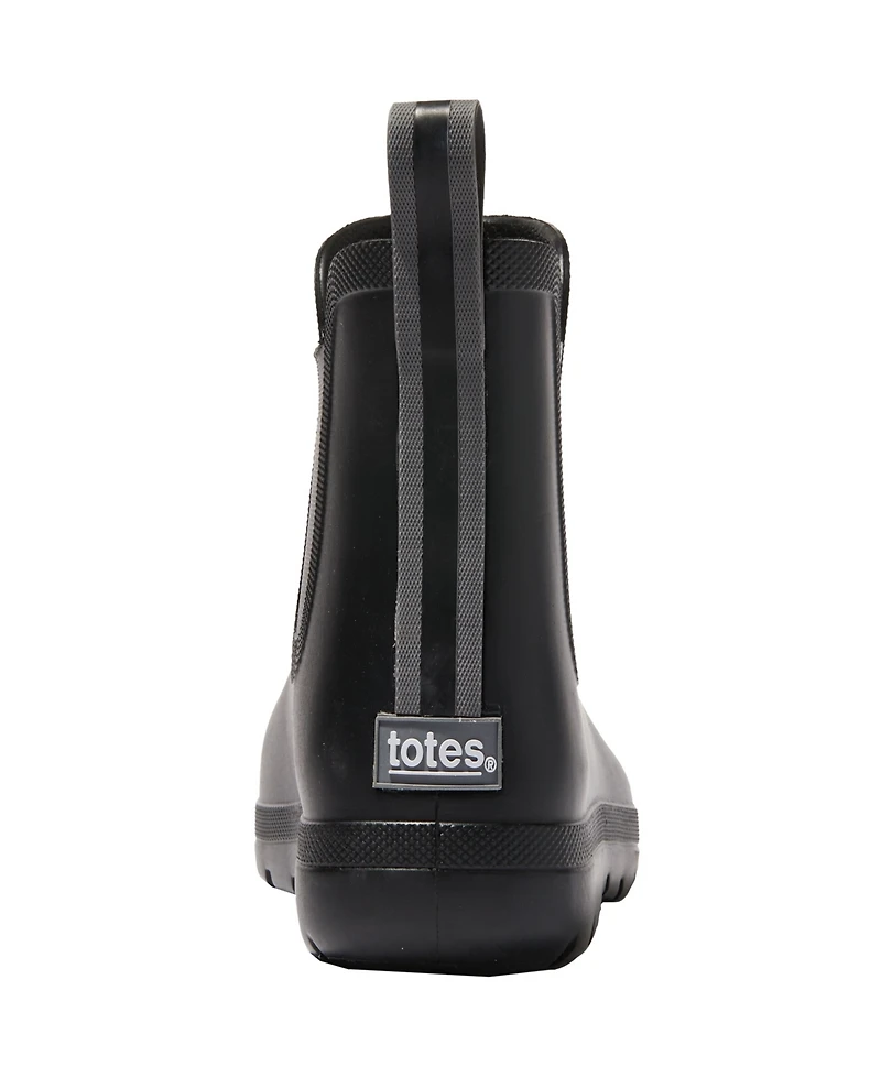 Totes Men's Chelsea Ankle Rain Boots