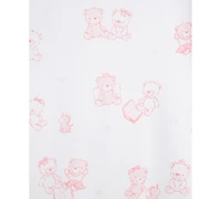 Little Me Baby Girls Cotton Bears Bodysuits & Pants, 5 Piece Set