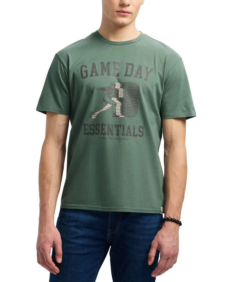 Men's Titus Relaxed Fit Short Sleeve Crewneck Game Day Essentials Graphic T-Shirt
