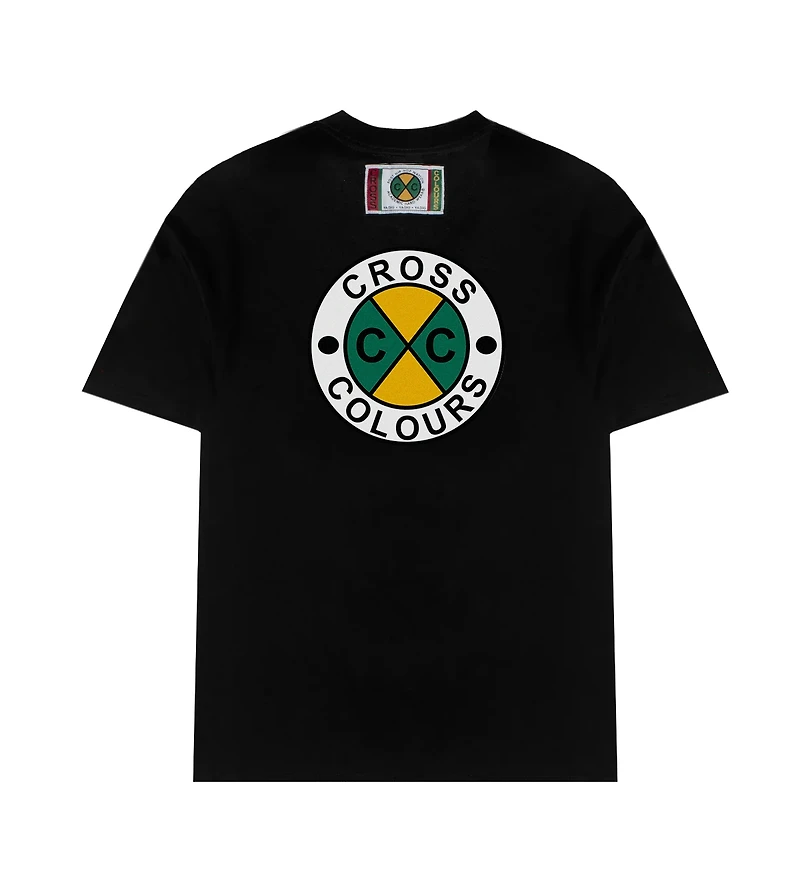Cross Colours Men's Circle Logo T-Shirt