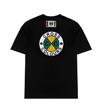 Cross Colours Men's Circle Logo T-Shirt