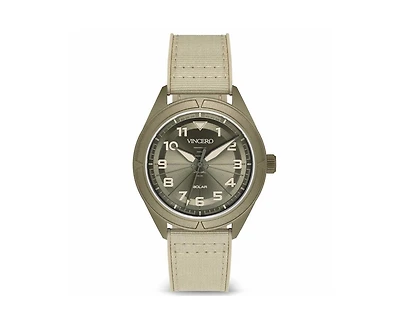 Vincero The Stratos – Men's Solar Titanium Watch 43mm