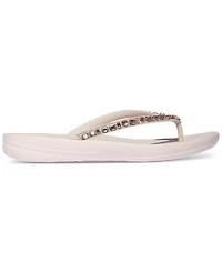 FitFlop Women's Iqushion Embellished Ergonomic Flip Flop Sandals