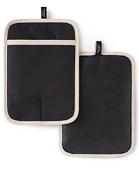 kate Spade new york Flower Soft Silicone Pot Holder Set, 7" x 10"