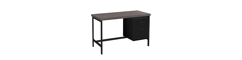 Computer Desk with 2 Drawers – Home Office Workstation Storage