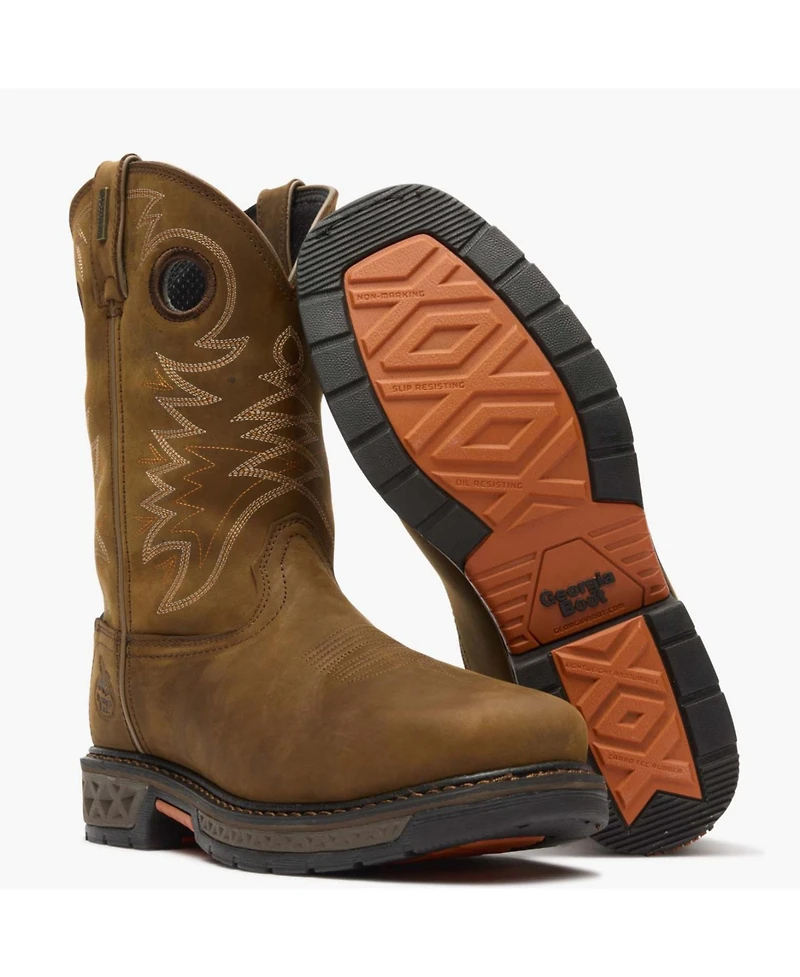 Georgia Boot Men's Carbo-Tec Lt Alloy Toe Waterproof Pull-On