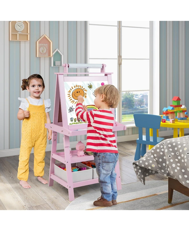 3 in 1 Double-Sided Storage Art Easel