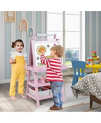 3 in 1 Double-Sided Storage Art Easel