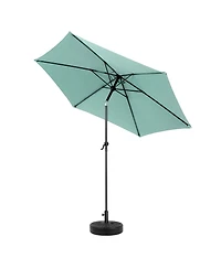 Mondawe 9FT Outdoor Patio Umbrella with Push Button Tilt and Crank