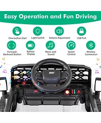 12V Kids Ride on Truck Car with Parental Remote and Music Player