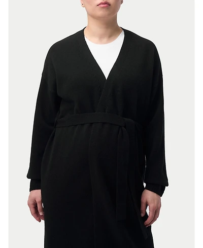 Gobi Cashmere Maternity Long Robe