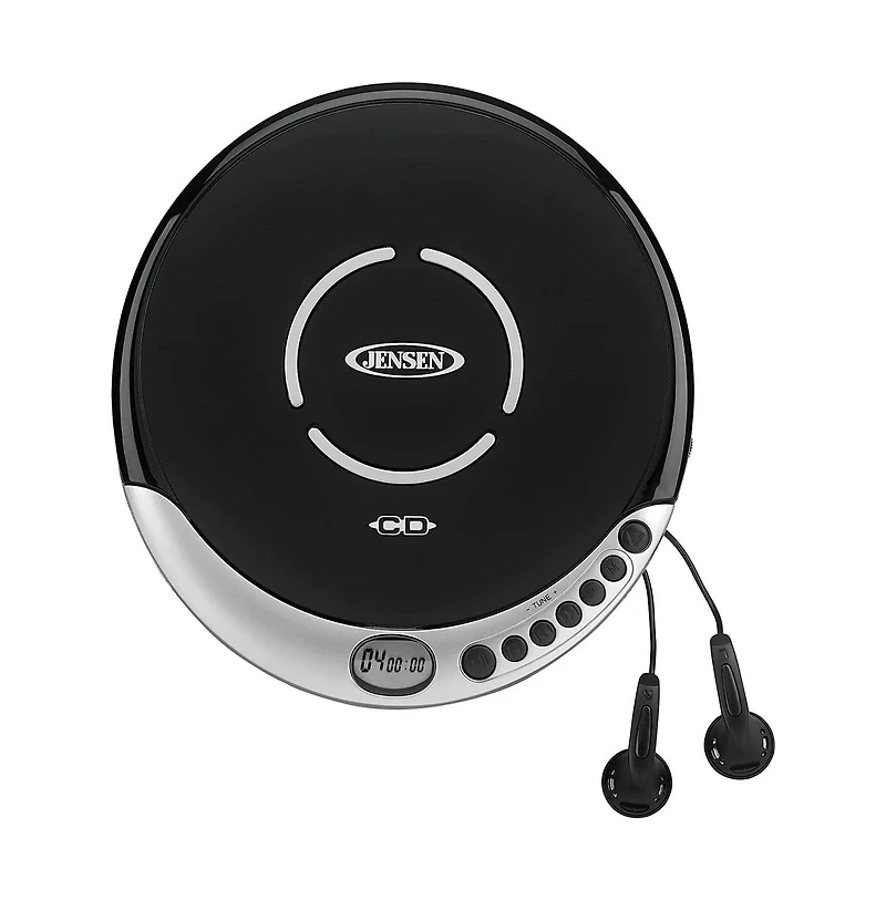 Jensen Cd-60R Portable Cd Player With Bass Boost