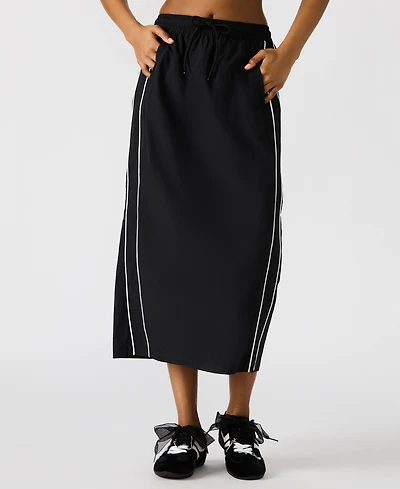 Steve Madden Women's Danielle Drawstring-Waist Maxi Skirt