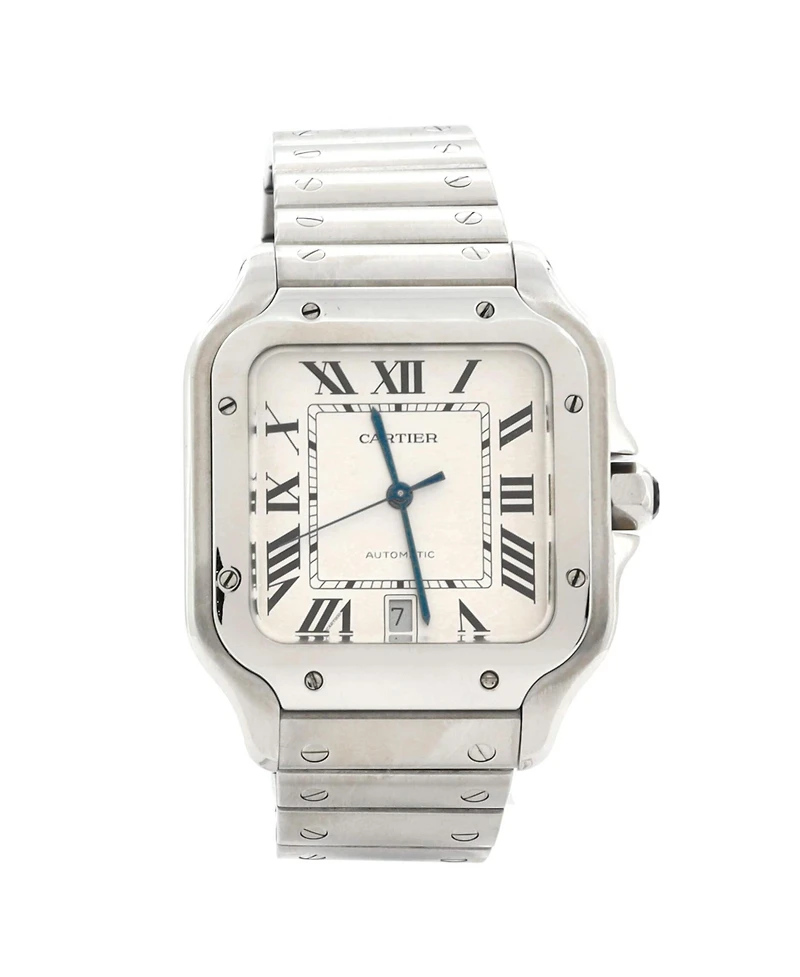 Pre-Owned Cartier Santos de Cartier Automatic Watch in Stainless Steel 40mm