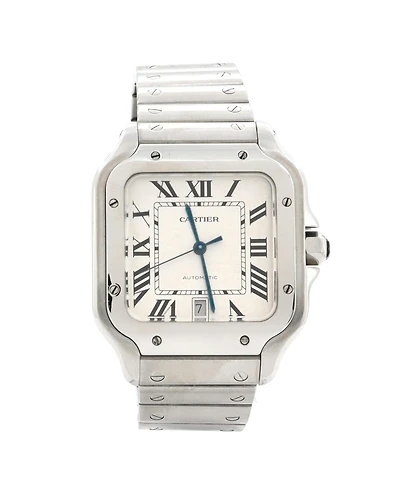 Pre-Owned Cartier Santos de Cartier Automatic Watch in Stainless Steel 40mm