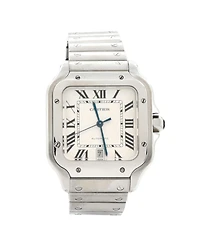 Pre-Owned Cartier Santos de Cartier Automatic Watch in Stainless Steel 40mm