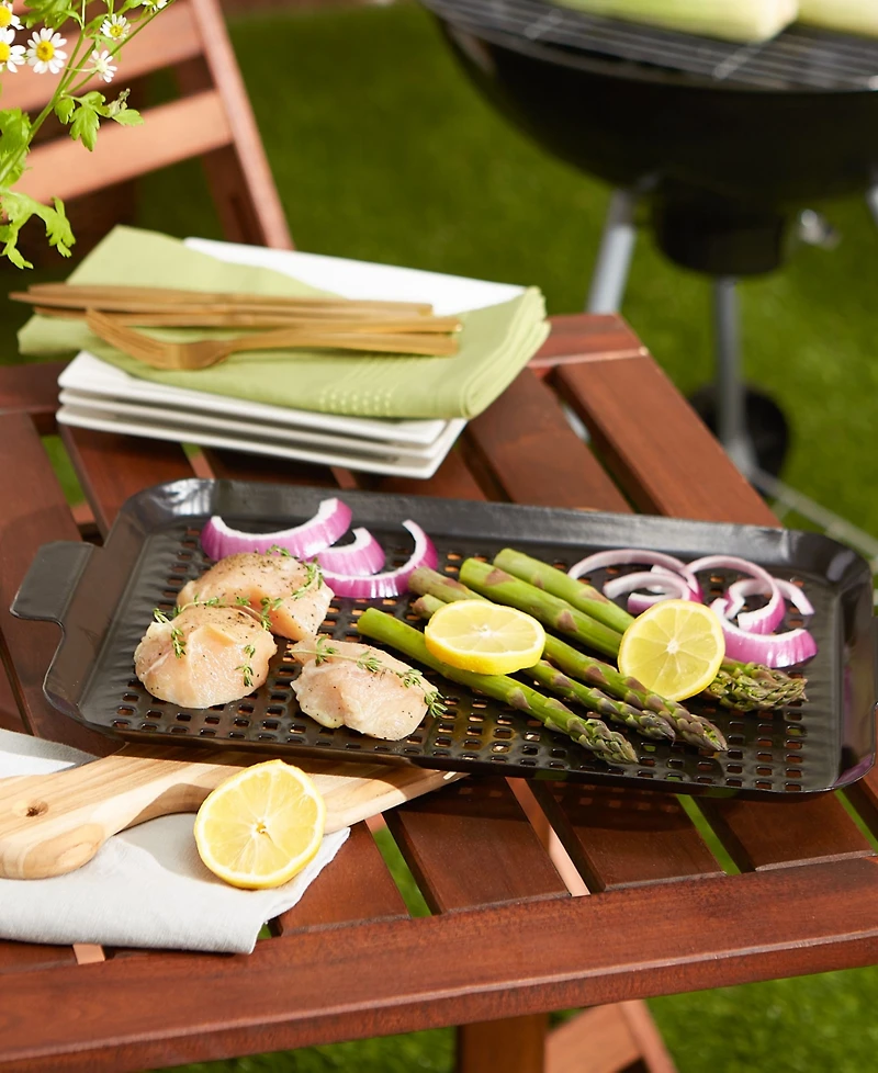 Rsvp International Porcelain 17" Coated Grill Topper