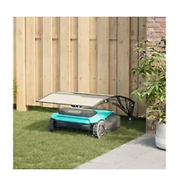 Robot Mower Garage Black 31.5"x39.8"x18.1